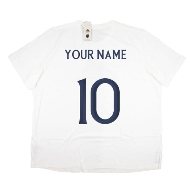 2023-2024 Italy DNA Graphic Tee (White) (Your Name)