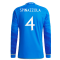 2023-2024 Italy Home Long Sleeve Shirt (SPINAZZOLA 4)