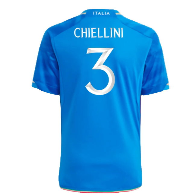 2023-2024 Italy Home Shirt (Kids) (CHIELLINI 3)