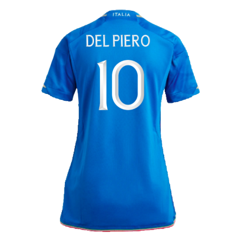 2023-2024 Italy Home Shirt (Ladies) (DEL PIERO 10)