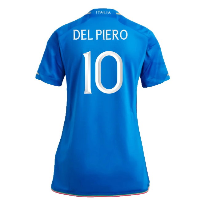 2023-2024 Italy Home Shirt (Ladies) (DEL PIERO 10)