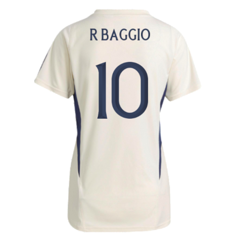 2023-2024 Italy Training Jersey (Cream White) - Ladies (R BAGGIO 10)