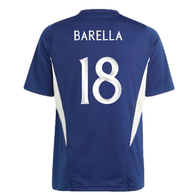 2023-2024 Italy Training Jersey (Dark Blue) - Kids (BARELLA 18)