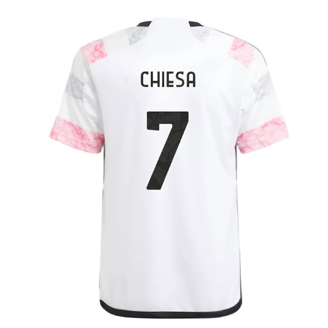 2023-2024 Juventus Away Shirt (Kids) (CHIESA 7)