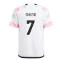 2023-2024 Juventus Away Shirt (Kids) (CHIESA 7)