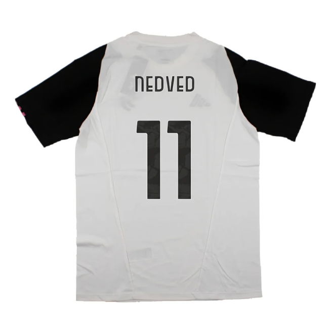 2023-2024 Juventus Cotton Tee (White) (NEDVED 11)