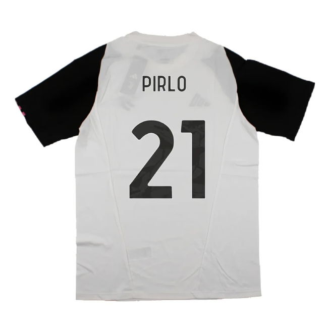 2023-2024 Juventus Cotton Tee (White) (PIRLO 21)