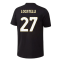 2023-2024 Juventus Graphic T-Shirt (Black) (LOCATELLI 27)