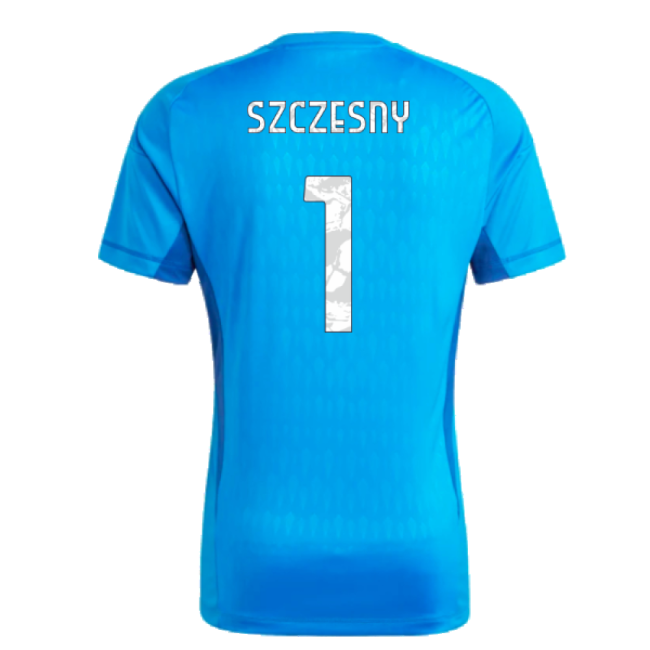 2023-2024 Juventus Home Goalkeeper Shirt (Blue) (Szczesny 1)