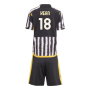 2023-2024 Juventus Home Mini Kit (KEAN 18)