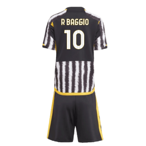 2023-2024 Juventus Home Mini Kit (R BAGGIO 10)
