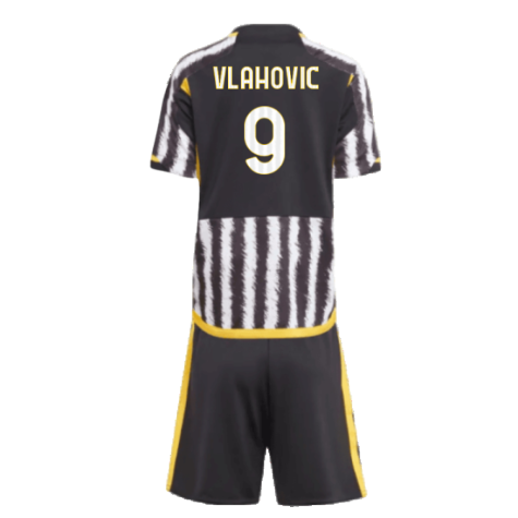 2023-2024 Juventus Home Mini Kit (VLAHOVIC 9)