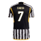 2023-2024 Juventus Home Shirt (CHIESA 7)