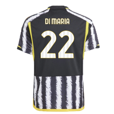 2023-2024 Juventus Home Shirt (Kids) (DI MARIA 22)