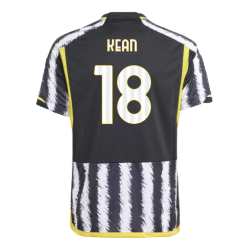 2023-2024 Juventus Home Shirt (Kids) (KEAN 18)