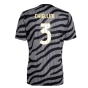2023-2024 Juventus Pre-Match Shirt (Black) (CHIELLINI 3)