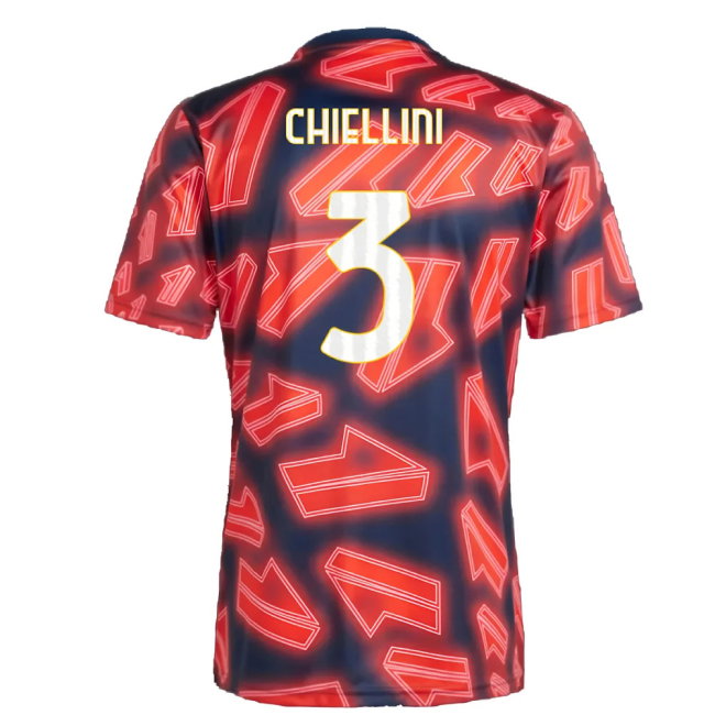 2023-2024 Juventus Pre Match Shirt (Night Indigo) (CHIELLINI 3)
