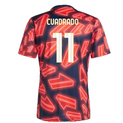 2023-2024 Juventus Pre Match Shirt (Night Indigo) (CUADRADO 11)