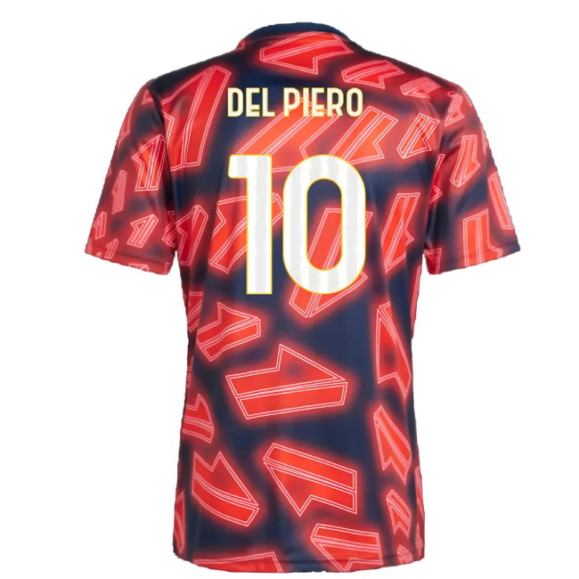 2023-2024 Juventus Pre Match Shirt (Night Indigo) (DEL PIERO 10)