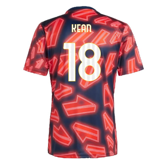 2023-2024 Juventus Pre Match Shirt (Night Indigo) (KEAN 18)