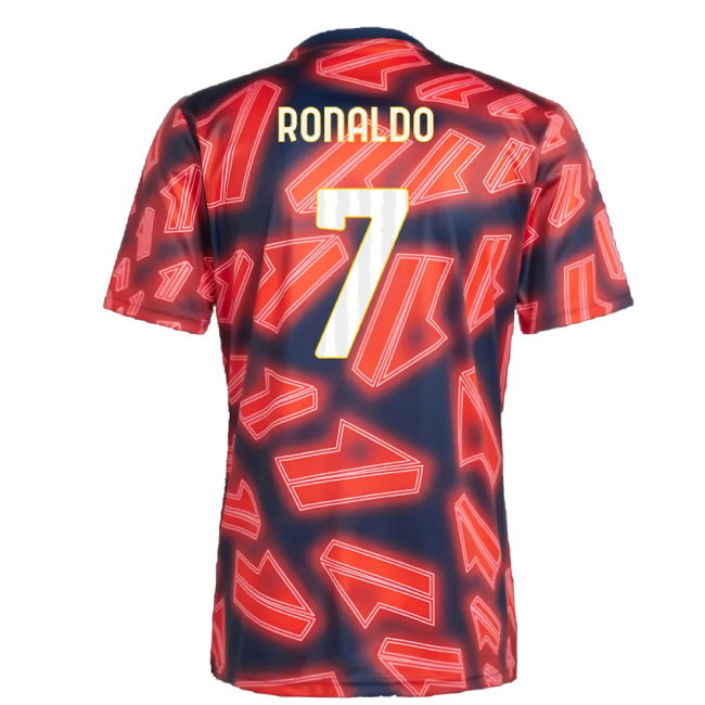 2023-2024 Juventus Pre Match Shirt (Night Indigo) (RONALDO 7)