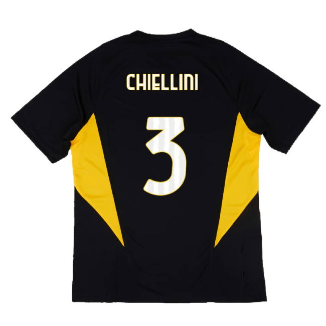 2023-2024 Juventus Training Shirt (Black) (CHIELLINI 3)