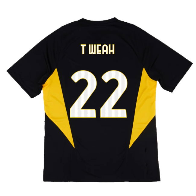 2023-2024 Juventus Training Shirt (Black) (T WEAH 22)