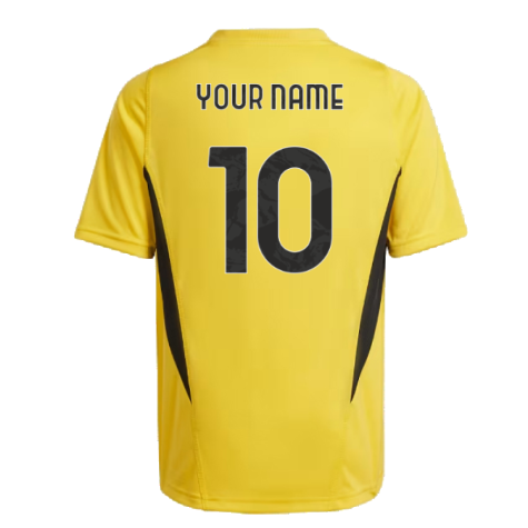 2023-2024 Juventus Training Shirt (Bold Gold) - Kids (Your Name)