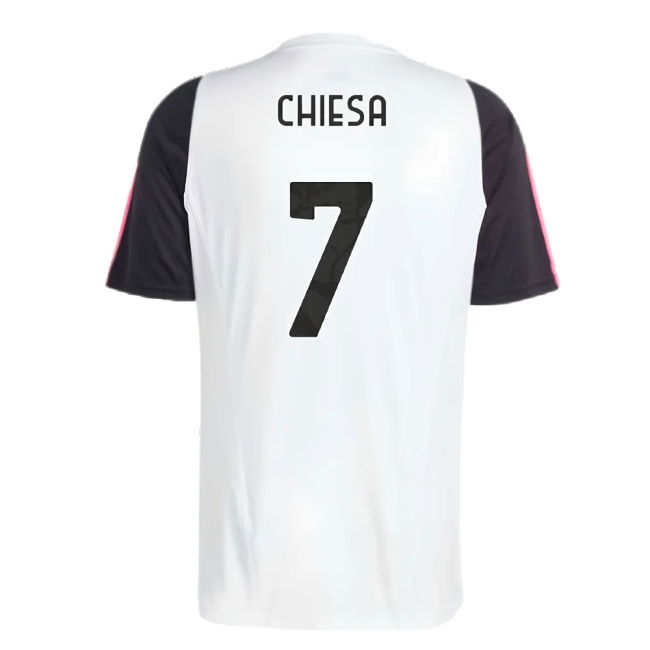 2023-2024 Juventus Training Shirt (White) (CHIESA 7)
