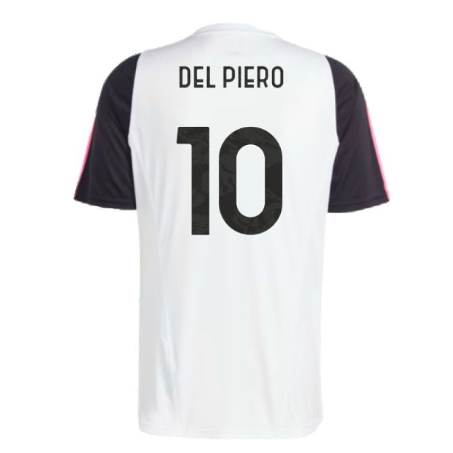 2023-2024 Juventus Training Shirt (White) (DEL PIERO 10)