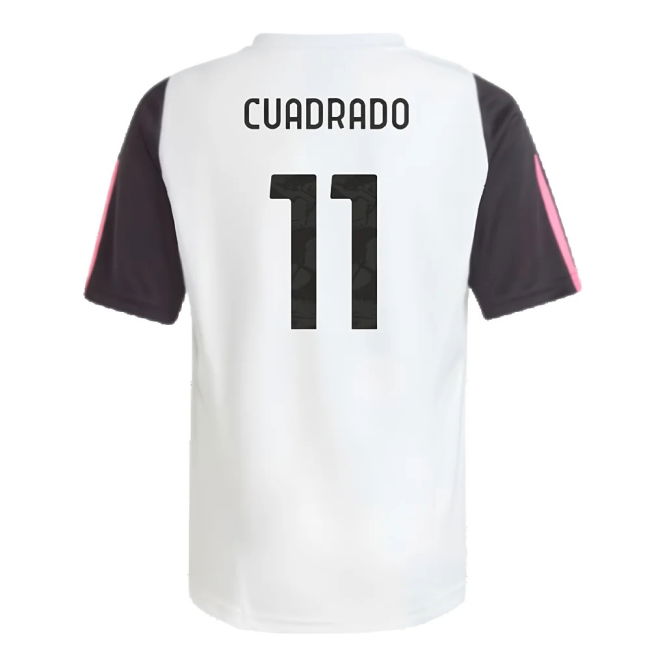 2023-2024 Juventus Training Shirt (White) - Kids (CUADRADO 11)