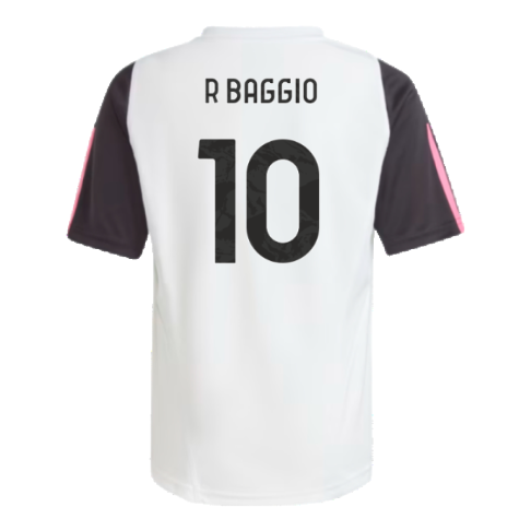 2023-2024 Juventus Training Shirt (White) - Kids (R BAGGIO 10)