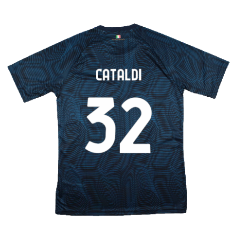2023-2024 Lazio Pre-Match Jersey (Navy) (Cataldi 32)