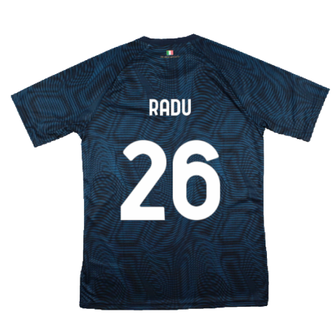 2023-2024 Lazio Pre-Match Jersey (Navy) (Radu 26)