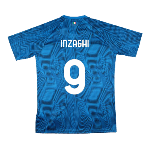 2023-2024 Lazio Pre-Match Jersey (Royal) (Inzaghi 9)