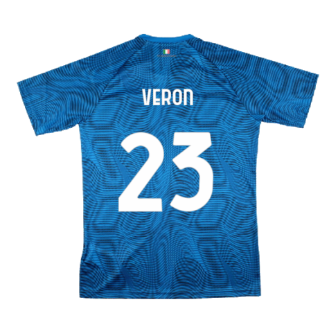 2023-2024 Lazio Pre-Match Jersey (Royal) (Veron 23)