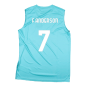 2023-2024 Lazio Sleeveless Training Shirt (Azure) (F Anderson 7)