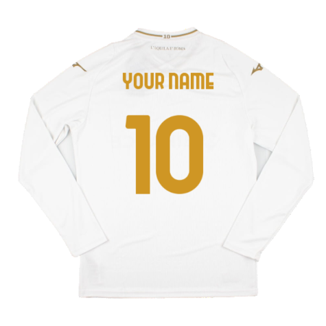 2023-2024 Lazio Special Edition Goalkeeper Shirt (White) (Your Name)