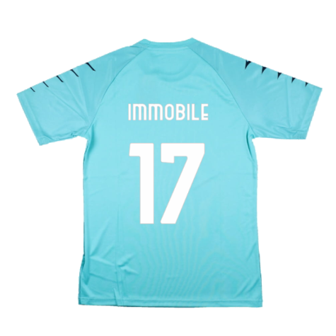 2023-2024 Lazio Training Shirt (Azure) (Immobile 17)