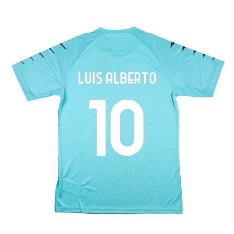 2023-2024 Lazio Training Shirt (Azure) (Luis Alberto 10)