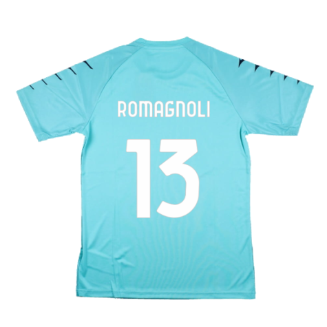2023-2024 Lazio Training Shirt (Azure) (Romagnoli 13)