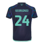 2023-2024 Leeds United Away Shirt (Kids) (GEORGINIO 24)