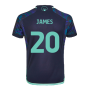 2023-2024 Leeds United Away Shirt (Kids) (JAMES 20)