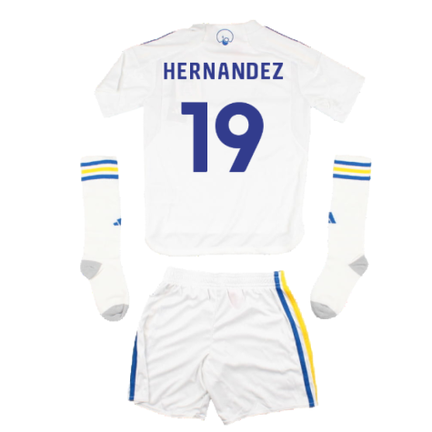2023-2024 Leeds United Home Mini Kit (HERNANDEZ 19)