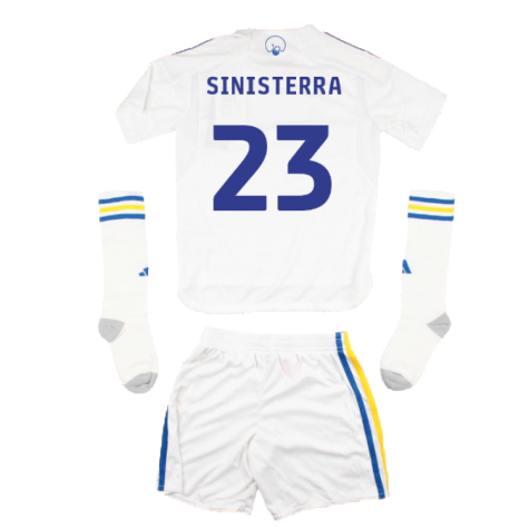 2023-2024 Leeds United Home Mini Kit (SINISTERRA 23)