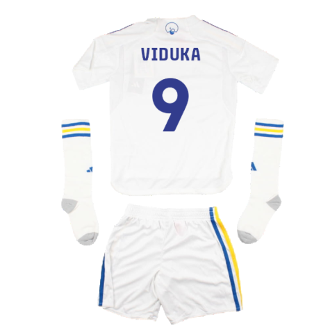 2023-2024 Leeds United Home Mini Kit (VIDUKA 9)