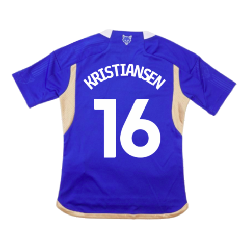 2023-2024 Leicester City Home Shirt (Kids) (Kristiansen 16)