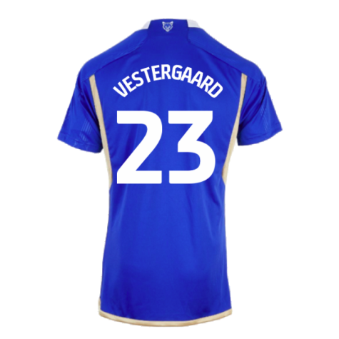 2023-2024 Leicester City Home Shirt (Vestergaard 23)