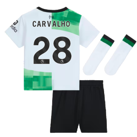 2023-2024 Liverpool Away Infant Baby Kit (Carvalho 28)