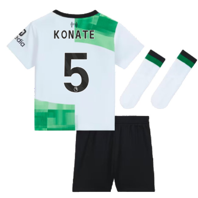 2023-2024 Liverpool Away Infant Baby Kit (Konate 5)